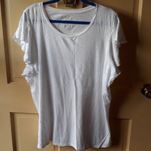 White tee from Maurice's size 2.